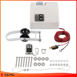 Saltwater Electric Anchor Winch With Wireless Remote Control Kit Boat 35 LBS - Picture 1 of 11