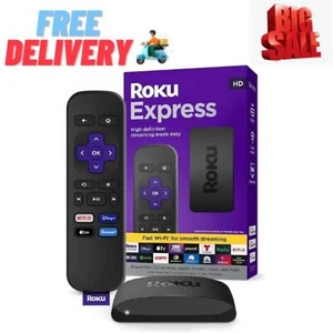 Streaming Player Stick Roku HDTV 1080p NEWEST VERSION Digital Wireless No Fees - Picture 1 of 10