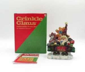 1998 Crinkle Claus Train Set Mail Car Holiday Santa Figurine 660202 - Picture 1 of 15