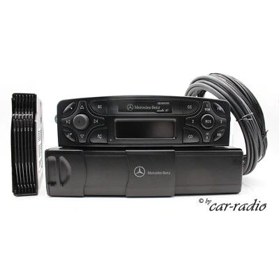 Original Mercedes Audio 10 BE6011 Kassette Becker Autoradio mit CD-Wechsler Set - Bild 1 von 4
