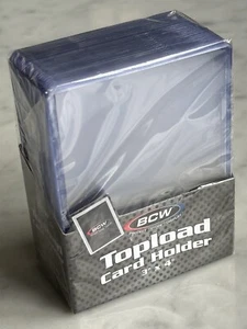 BCW Standard 3x4 Card Toploaders (25-Pack) - FREE Shipping! - Picture 1 of 5