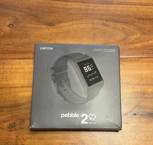Pebble 2+ HR - Open Box - Heart Rate Smart Watch - Black smartwatch - Photo 1 sur 6