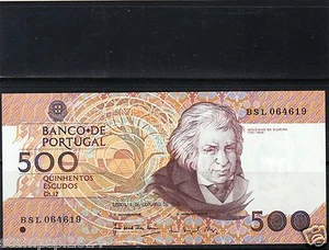 PORTUGAL 500 ESCUDOS MOUZINHO DA SILVEIRA - Imagen 1 de 2