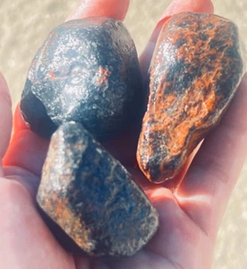 Grobe rohe Mahagoni Obsidian Nugget Proben 10oz - Bild 1 von 6