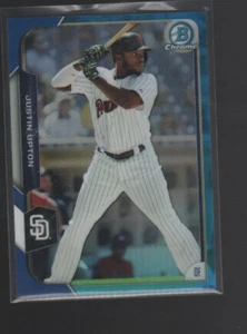 JUSTIN UPTON 2015 BOWMAN CHROME REFRACTOR CARD #19 /150 - Picture 1 of 1