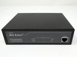 AirLive POE-GSH505ATi : industrial metal 4 port GIGABIT switch with af/at POE - Picture 1 of 5