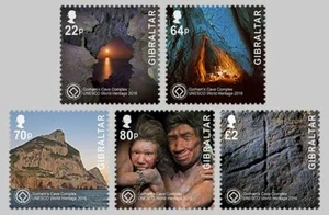 UNESCO Heritage Site GORHAM's CAVE COMPLEX MNH FV £4.36 Stamp Set 2016 Gibraltar - Picture 1 of 1