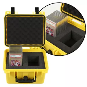 Graded Card Case Storage Box 45+ 25+ Sport Trading Cards Waterproof USA - Picture 1 of 9
