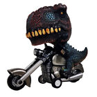 Inertial Motorcycle Dinosaur Car T-Rex Model Animal Decor Kids Collection