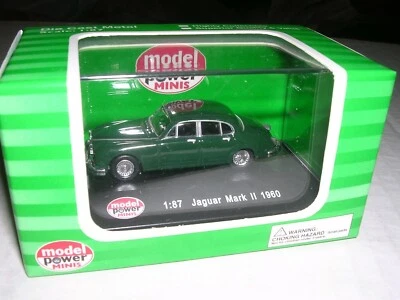 MODEL POWER 1960 Jaguar Mark II "Green" H.O.1/87 - Image 1 of 4