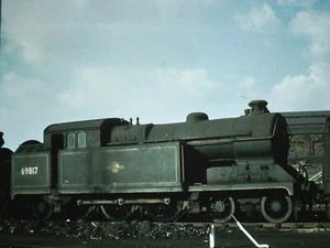 Colour Rail Slide No:BRE478-BR A5 Class Locomotive No:69817 at Gorton - Picture 1 of 1