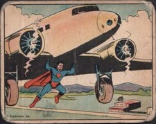 1940 R145 Superman Gum Inc. #38 Marooned in the Clouds E82