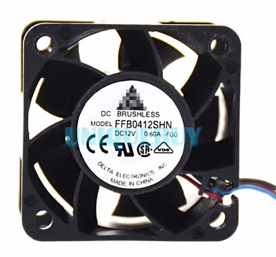 Cooling Fan FFB0412SHN for DELTA 40*40*28mm DC12V 0.6A 3pin - Image 1 of 4