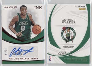2018-19 Panini Immaculate Immaculate Ink Red /25 Antoine Walker #IK-AWK Auto