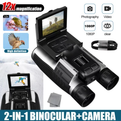 Day/Night Vision Binoculars Infrared Goggles for Hunting Digital Telescope w/LCD - Image 1 of 4