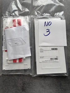 2 x GEZE 131219 Rückplatte für Flächentaster weiß NO. 3 - Bild 1 von 2
