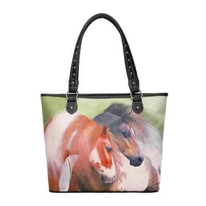 Bolso de Mano de Lona MW1020-8112 Montana West Horse - Imagen 1 de 7