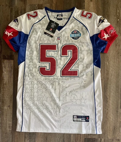 Ray Lewis Ravens Jersey #52 Pro Bowl 2008 All Star. New W/Tags! Size 52 🔥 Cover