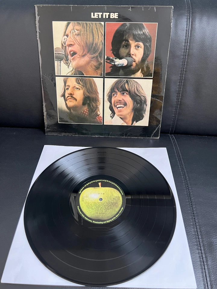 BEATLES / Let it be -LP-Vinyl:EX+/ Cover: VG+/ 2nd.UK Press 1970-YEX 773-3U - Bild 1 von 4