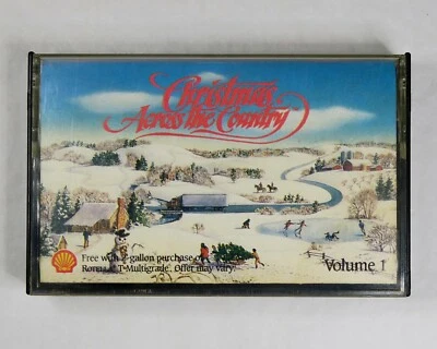 Christmas Across the Country Vol 1 Cassette 1989 Shell Oil Premium Holiday Music Foto 1 de 4
