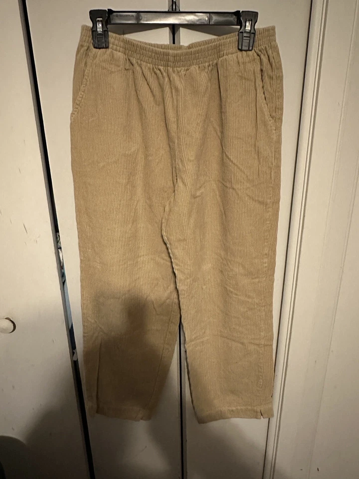 Blair Women’s Khaki Pants Trousers Corduroy  Size Medium - Image 1 of 4