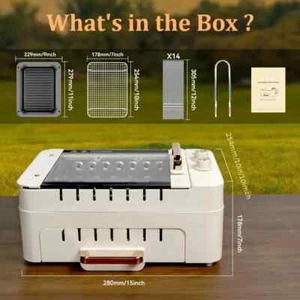 Portable 3-in-1 multifunctional electric grill - Picture 1 of 9