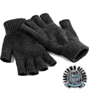HANDSCHUHE FINGERLOS / FINGERLESS Charocal Punk Skinhead Oi! Beechfield Gloves - Picture 1 of 1