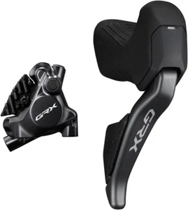 Shimano GRX ST-RX825 Di2 Shift/Brake Lever with BR-RX820 Hyd Disc Brake Caliper - Picture 1 of 8