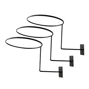 3 Pcs Support Casque Mural Moto Crochet Support Présentoir Support Métal Décoration - Photo 1/11