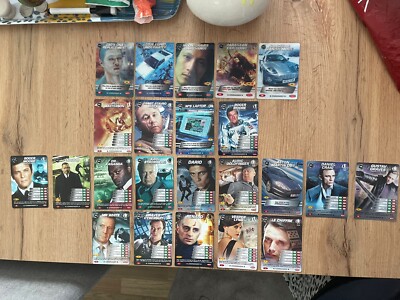 James Bond 007 Spy Cards Test Set – Commander Common Singles – 2008 Restocked