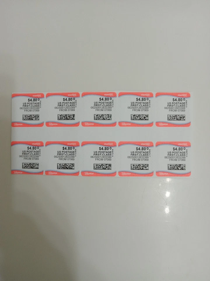 Discount Stamps 100, $4.80  Postage Plus 5 Free. Fast Shipping. - Image 1 of 1