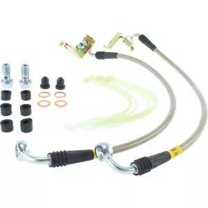 StopTech 950.63008 Front Braided Stainless Brake Line for 2003-2017 Dodge Viper - Picture 1 of 2