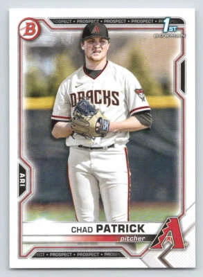 2021 Bowman Draft #BD51 Chad Patrick (ref 223447) - Image 1 of 2