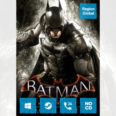 Batman Arkham Knight Premium Edition for PC Game Steam Key Region Free - Image 1 of 4
