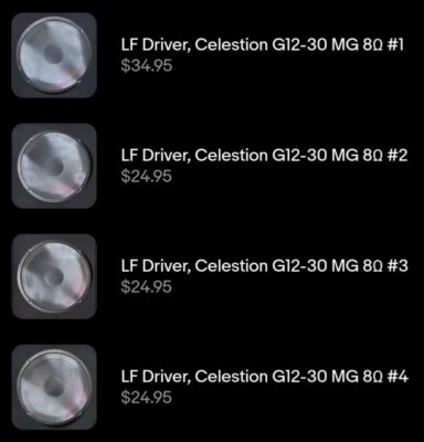 Marshall MG412 4x12 Guitar Cabinet Parts *USED, SEE DESCRIPTIONS* MG412B MG 412 - Image 1 of 4