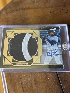 2022 Topps Five Star - Five Star Autographed Jumbo Patch Teoscar Hernandez 2/10 - Picture 1 of 3
