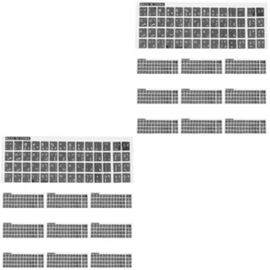 20 Blatt arabische Tastaturaufkleber, Ersatzaufkleber für arabische Tastatur, - Bild 1 von 12