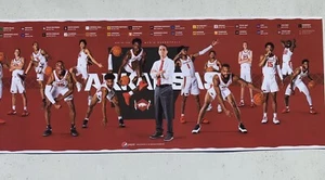"Póster de calendario de baloncesto Arkansas Razorbacks SEC 2019 2020 36"" X 13"" Musselman" - Imagen 1 de 1