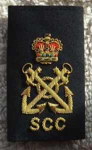 Sea Cadet Corps  Gold Wire Petty Officer Epaulettes - Picture 1 of 1