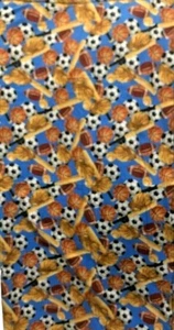 Kids Sports Baseball Football Soccer Throw Quilt Blanket 44" x 43" - Picture 1 of 5