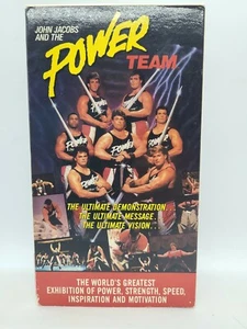 JOHN JACOBS AND THE POWER TEAM VHS (1990 FRONTLINE) - Picture 1 of 2