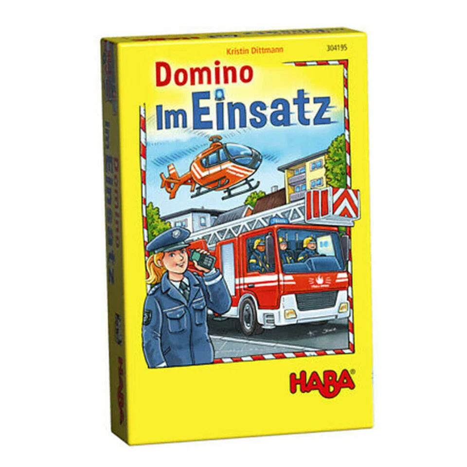 Haba Games Dominó en acción Juego de mesa de dos a seis jugadores de cuatro a di - Imagen 1 de 1