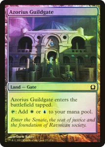 Magic The Gathering MTG AZORIUS GUILDGATE FOIL Return to Ravnica NM Near Mint - Picture 1 of 1