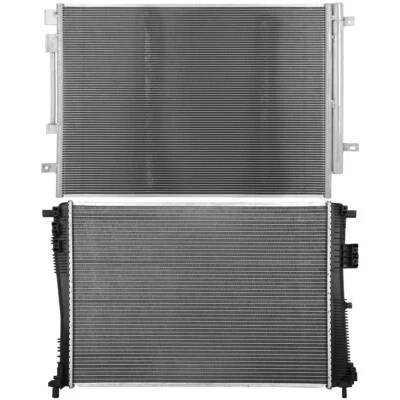 Radiator & AC Condenser Cooling Kit For 2017-2022 Chrysler Pacifica 3.6L 3604CC - Image 1 of 4