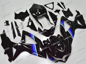 Fit for 08-10 GSXR600/750 Black Blue ABS Injection Mold Bodywork Fairing Kit - Picture 1 of 10