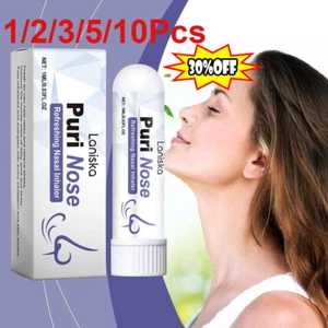 1-10x inhalador de purinosa, inhalador de purinosa nasal, impulso de memoria, nasal calmante - Imagen 1 de 16