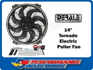 Ventilador extractor eléctrico Derale 14" Tornado con kit de montaje premium 16514 - Imagen 1 de 2
