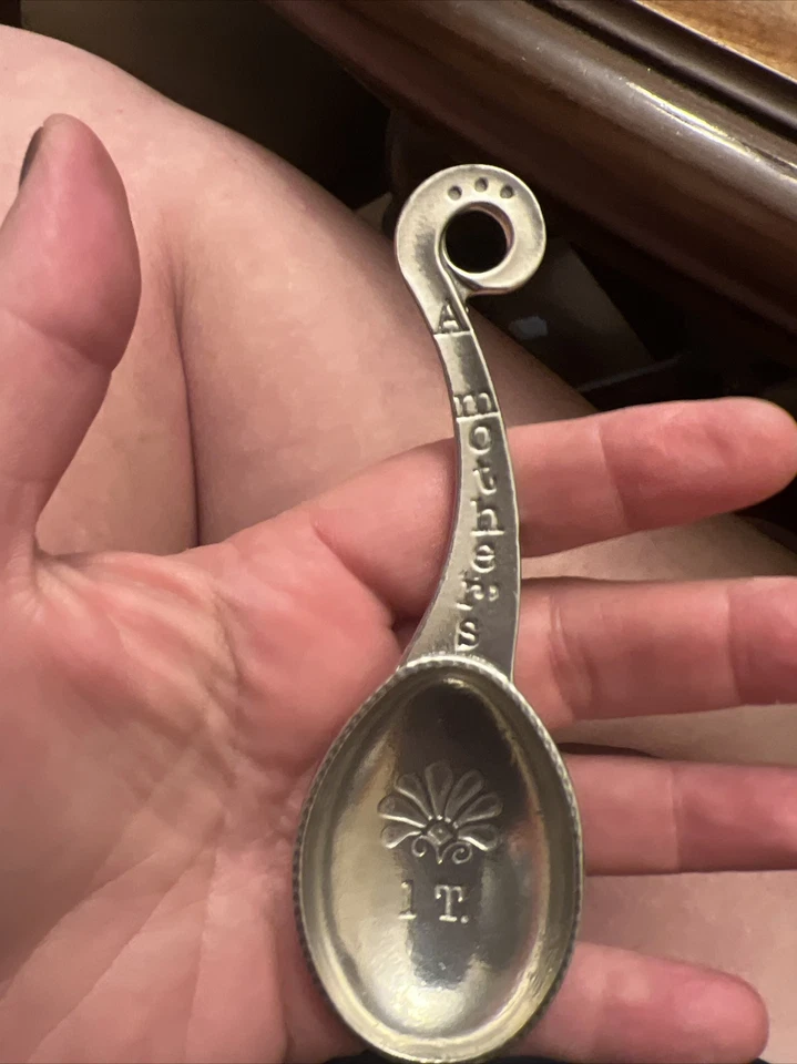 Crosby & Taylor Pewter Measuring Spoon A Mother's 1 Teaspoon 5" - Image 1 of 2