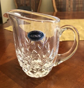 "Nuevo Lenox Cristal Charleston Crema Vidrio Soplado Corte Transparente Pegatina Original 4""" - Imagen 1 de 3