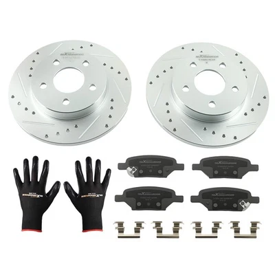 270mm Rear Brake Rotors+Ceramic Pads Kit for Chevrolet Cobalt 2005-2008 S-55094 - Image 1 of 4